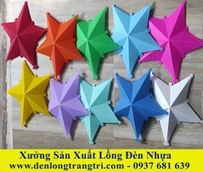 Lồng Đèn Nhựa Ngôi Sao 46cm