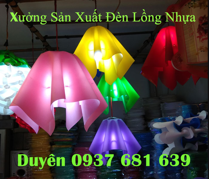 Đèn lồng nhựa rũ 30cm