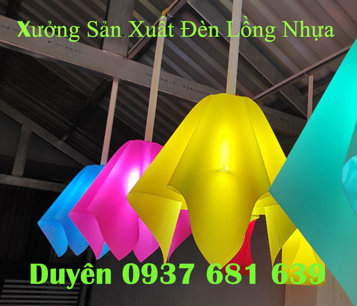 Đèn lồng nhựa rũ 30cm