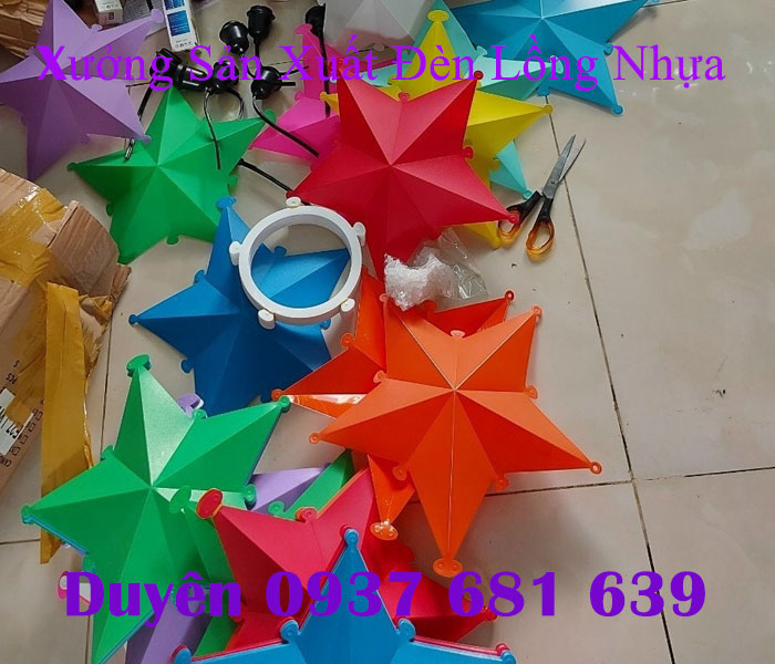 Đèn Lồng Nhựa Ngôi Sao 63cm