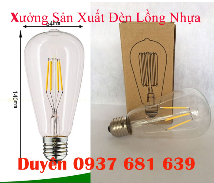 Bóng đèn led edison ST64