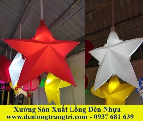 Lồng Đèn Nhựa Ngôi Sao 30cm