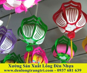 Lồng Đèn Nhựa Hoa Sen 50cm